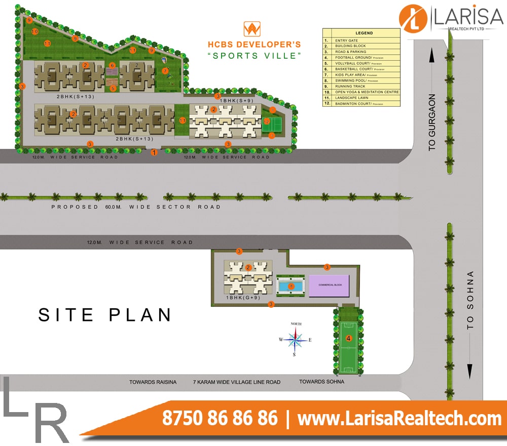 HCBS Sports Ville Site Plan