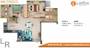 MRG World Ultimus Floor Plan Type C