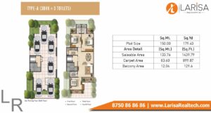 Signature Global Park Floors Floor Plan 3 BHK Type A