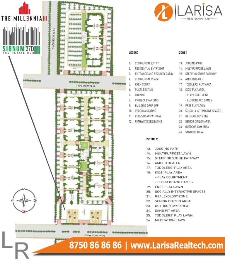 Signature Global Signum 37D 3 Site Plan