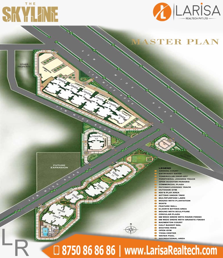 MRG World The Skyline Site Plan