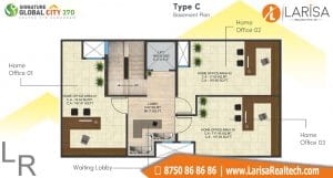 Signature Global City 37D Floor Plan C4