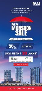 m3m mansoon sale