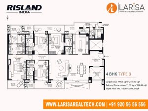 Risland Sky Mansion 4BHK(Type B)