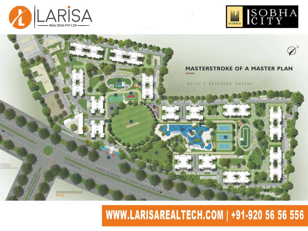 Sobha City 108 Site Plan
