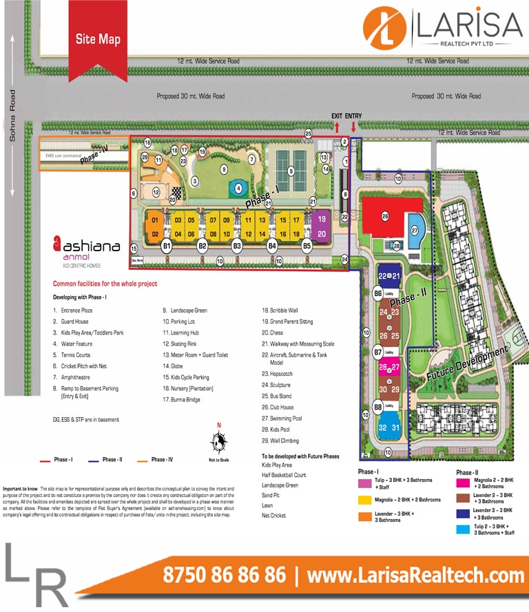ashiana anmol phase 2 Site Plan