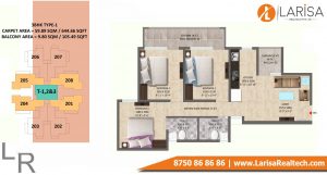 Pareena Rama Homes Floor Plan