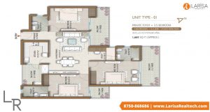 m3m capital floor plan