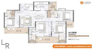 m3m capital sector 111 floor plan