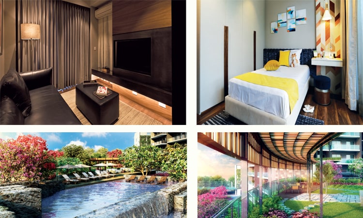 krisumi waterfall bedroom