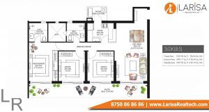 Krisumi Waterfall FLOOR PLAN 3LDK(B5)-min
