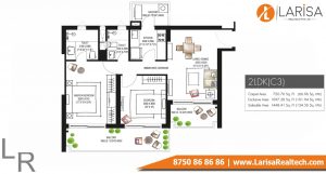 krisumi waterfall FLOOR PLAN(2LDK(C3)-min