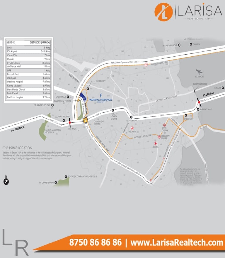 Krisumi waterfall Location-Map-min