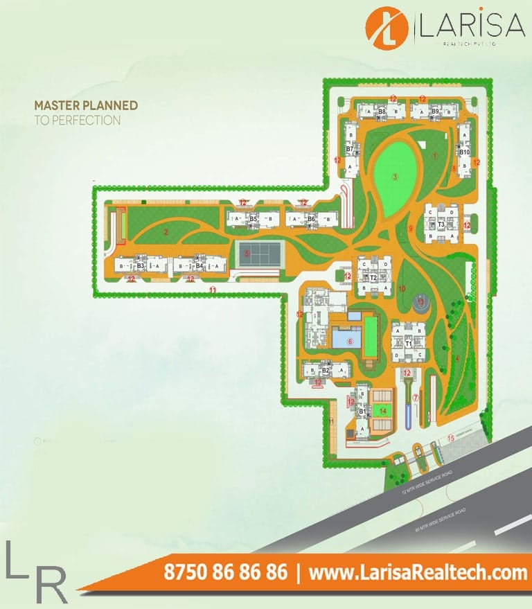 ss group the leaf site plan