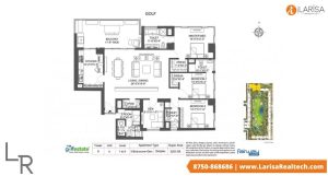 m3m golf estate floor plan