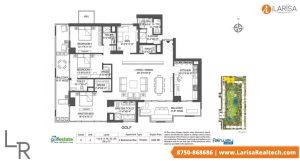 floor plan m3m golf estate