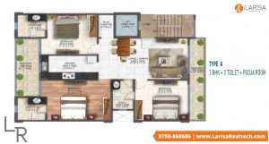 Signature Global City 37d 2 floor plan