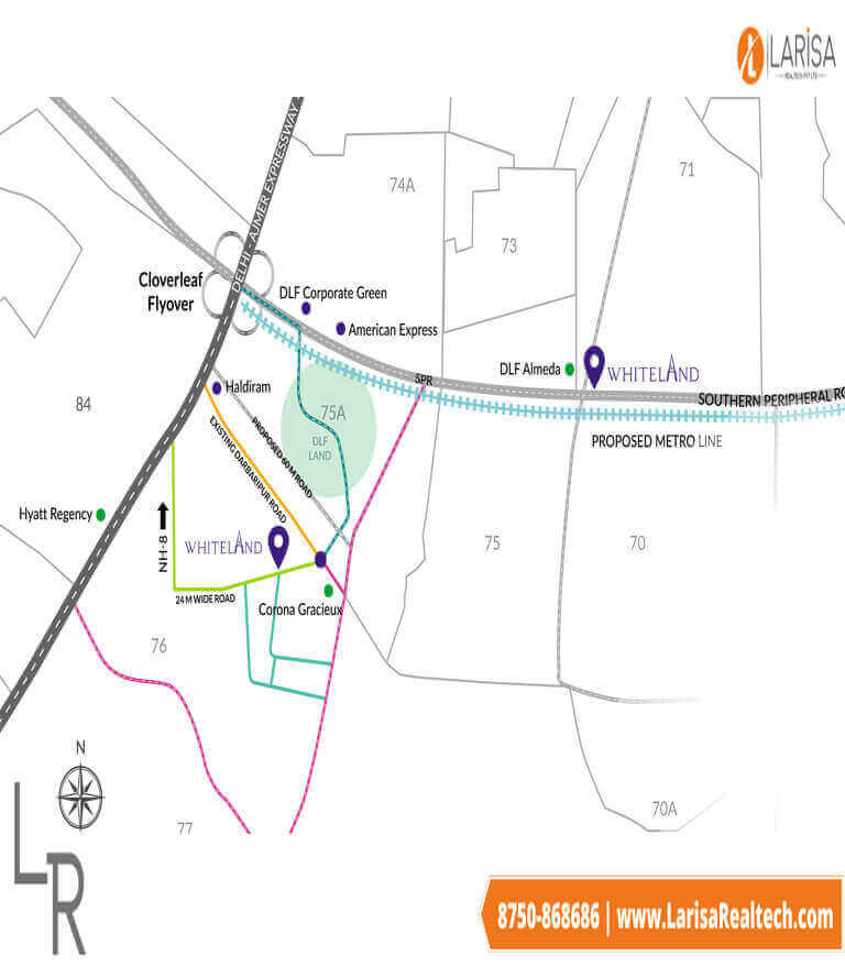 Whiteland Blissville Location Map