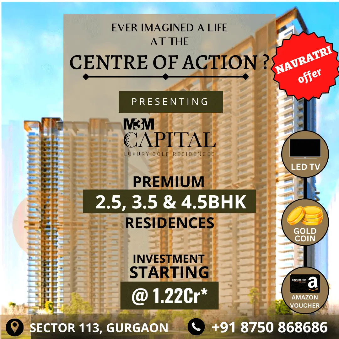 M3M Capital 113 Navratri Offer