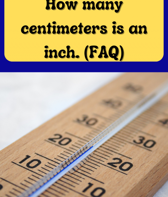 How many Centimeters is an Inch