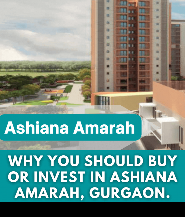 Why? You Should Buy Or Invest in Ashiana amarah, Sector 93 Gurgaon.