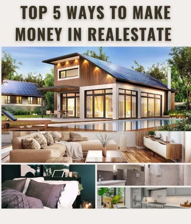 Top 5 ways to make money in Realesate.