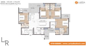 floor plan of m3m crown