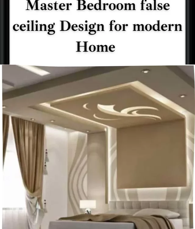 Master Bedroom False Ceiling Design For Modern Home