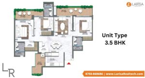 m3m golf hills floor plan