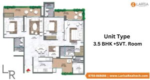 m3m golf hills floor plan