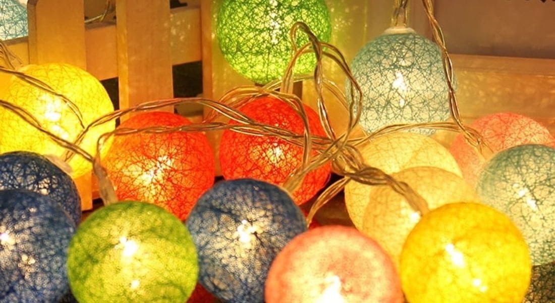 Dazzling fairy light your balcony