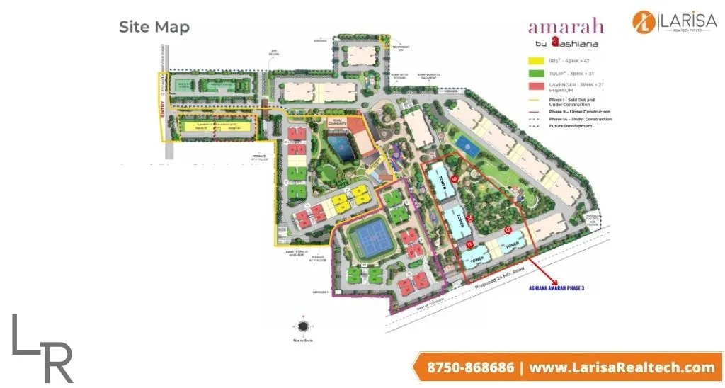 site plan ashiana amarah phase 3