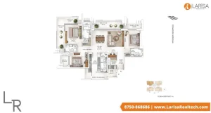 floor plan of krisumi waterside residences
