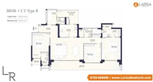 floor plan of conscient parq sector 80