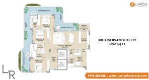 Ganga Sector 85 Floor Plan