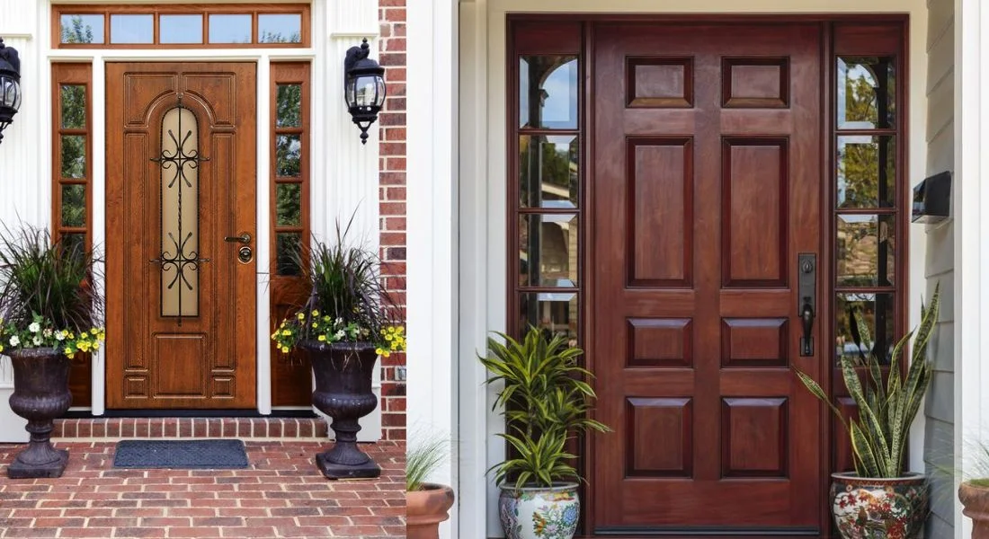 Glazed Main Door Design