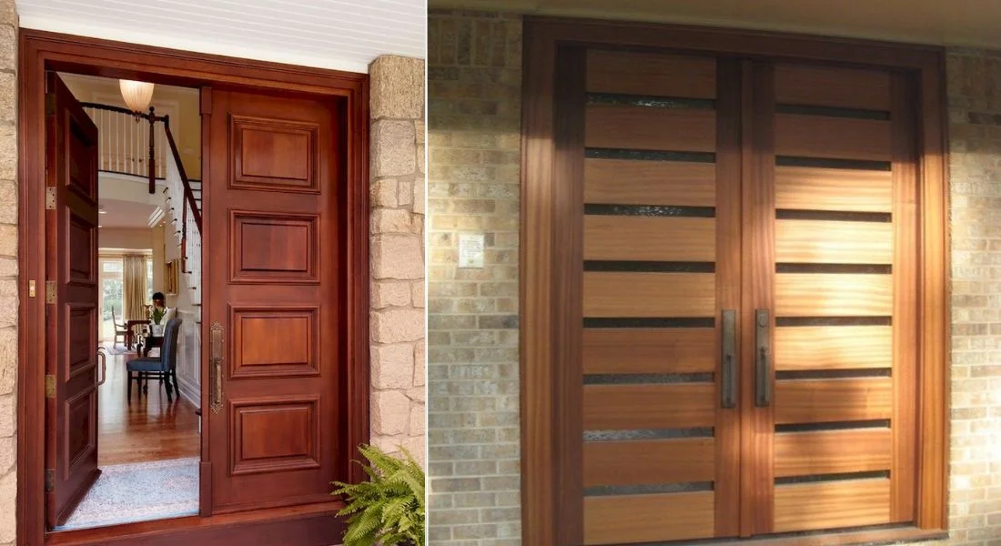 Main Entrance Modern Door Design With Double Door