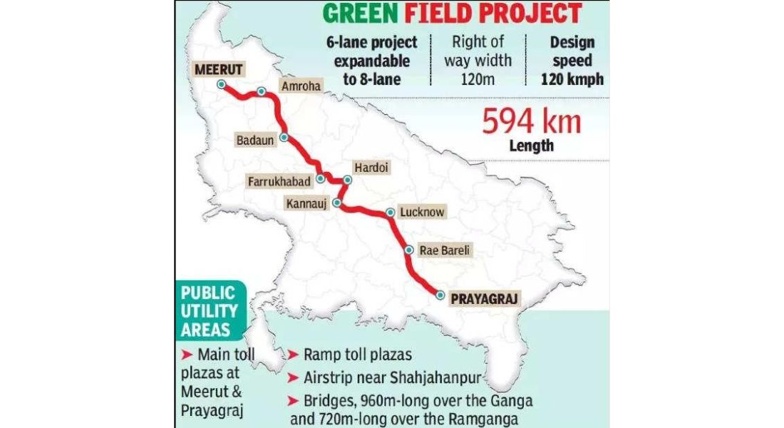 ganga expressway route