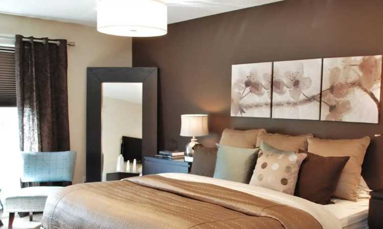 bedroom wall colour combination