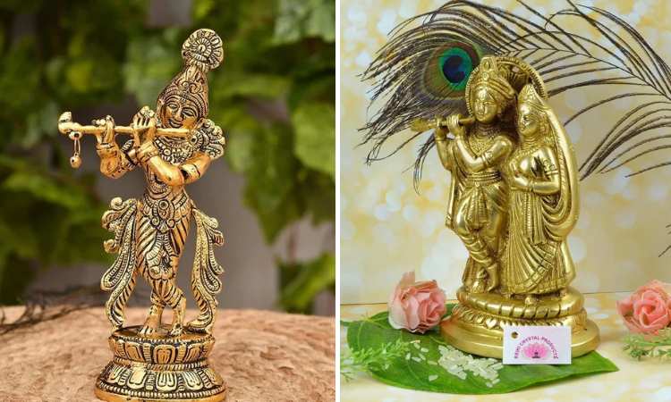Decoration Ideas for Janmashtami for statue