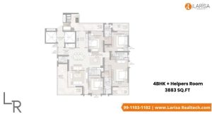 tarc ishva Gurgaon floor plan