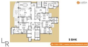 DLF Magnolias Sector 42 Gurgaon floor plan