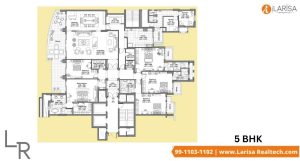Magnolias DLF Sector 42 Gurgaon floor plan