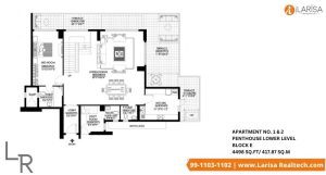 The DLF Crest Floor Plan Sector 54 Gurgaon